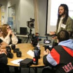 Students and mentors at Speed Mentoring